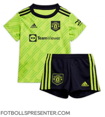Manchester United Tredje tröja Barn 2022-23 Kortärmad (+ korta byxor)